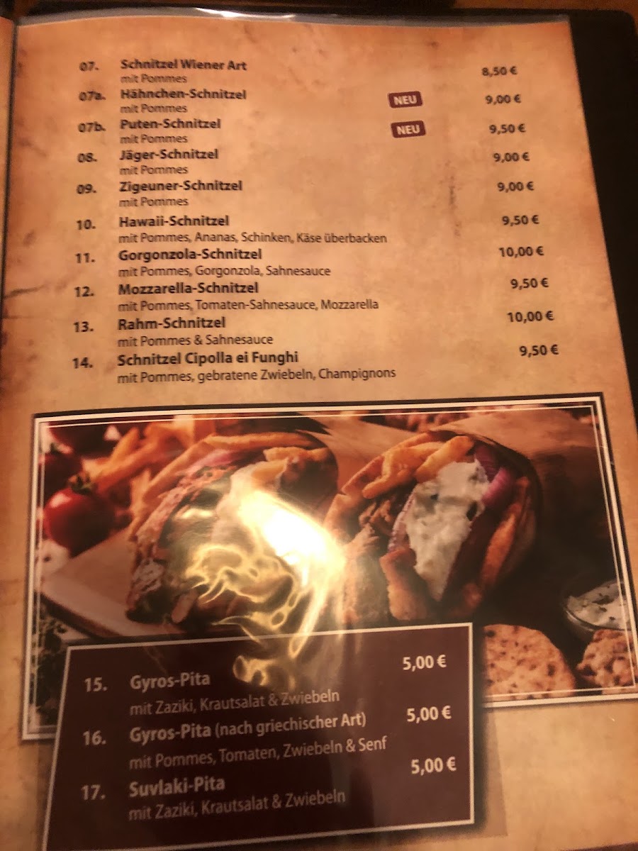 Menu El Greco Frechen-1