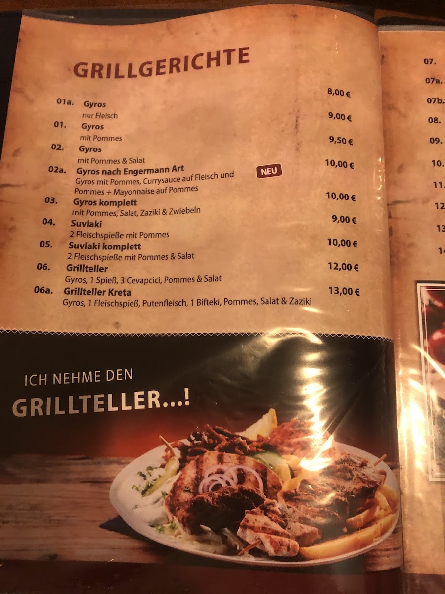 Menu El Greco Frechen-3